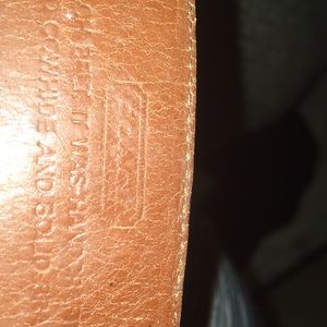 Vintage mans coach belt